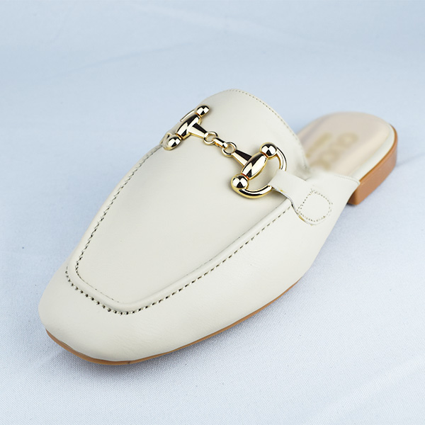 Mule pour femme  GU01 BEIGE.................. Mules femme Maroc